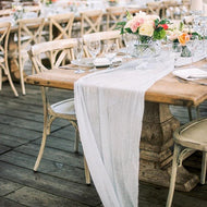 Chemin de table en coton rustique