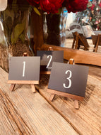 Mini chevalets avec tableau